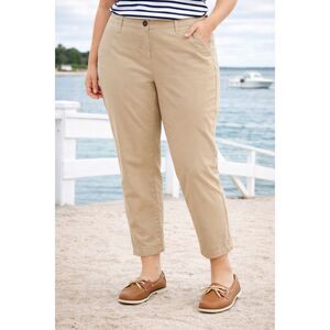 Nautica Khaki Chino Pants Women’s Size 10 Classic Preppy Coastal Grandmillennial